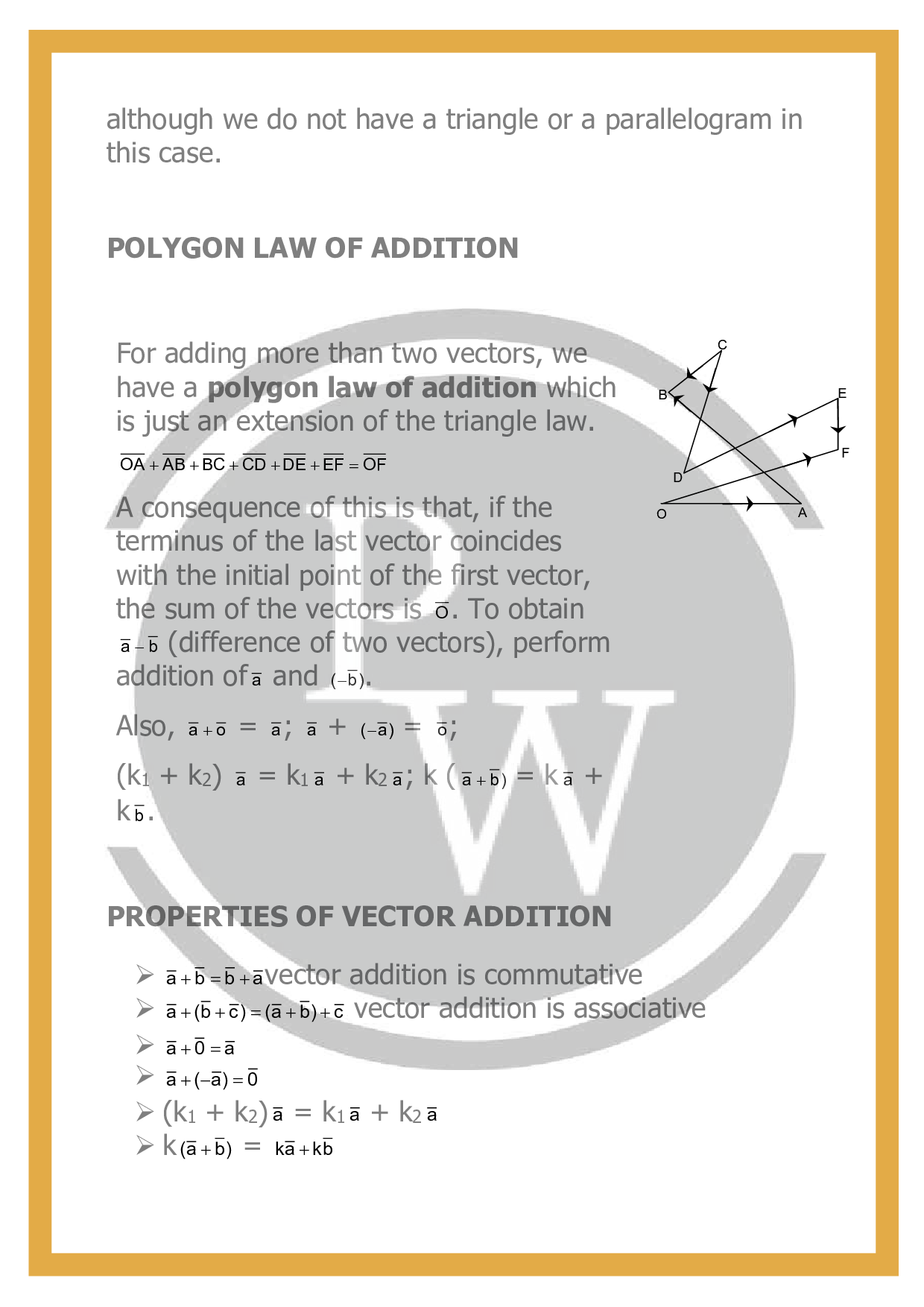 Types of vector Vector definition and example