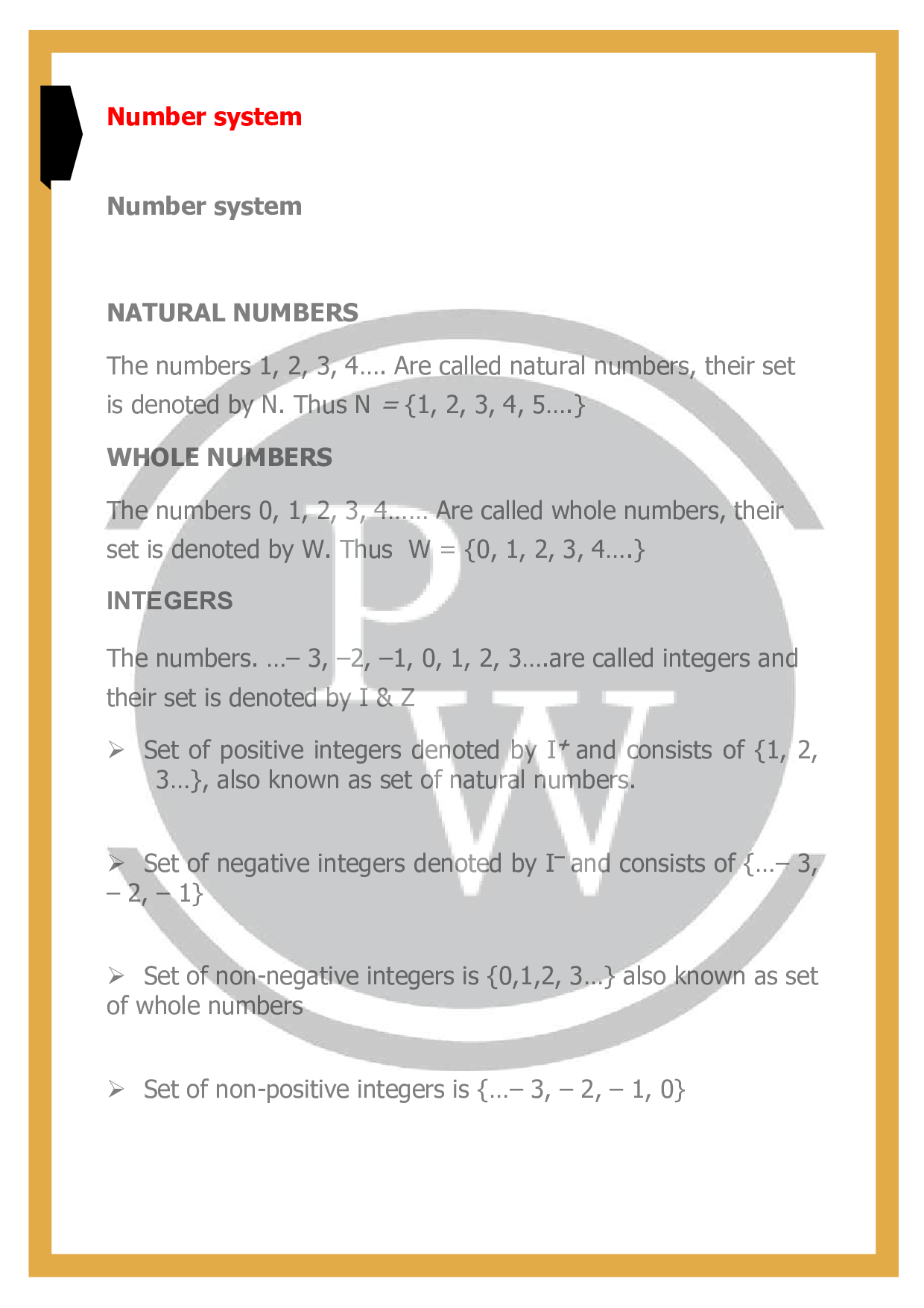 Number System |Definition solved questions and examples of Number System