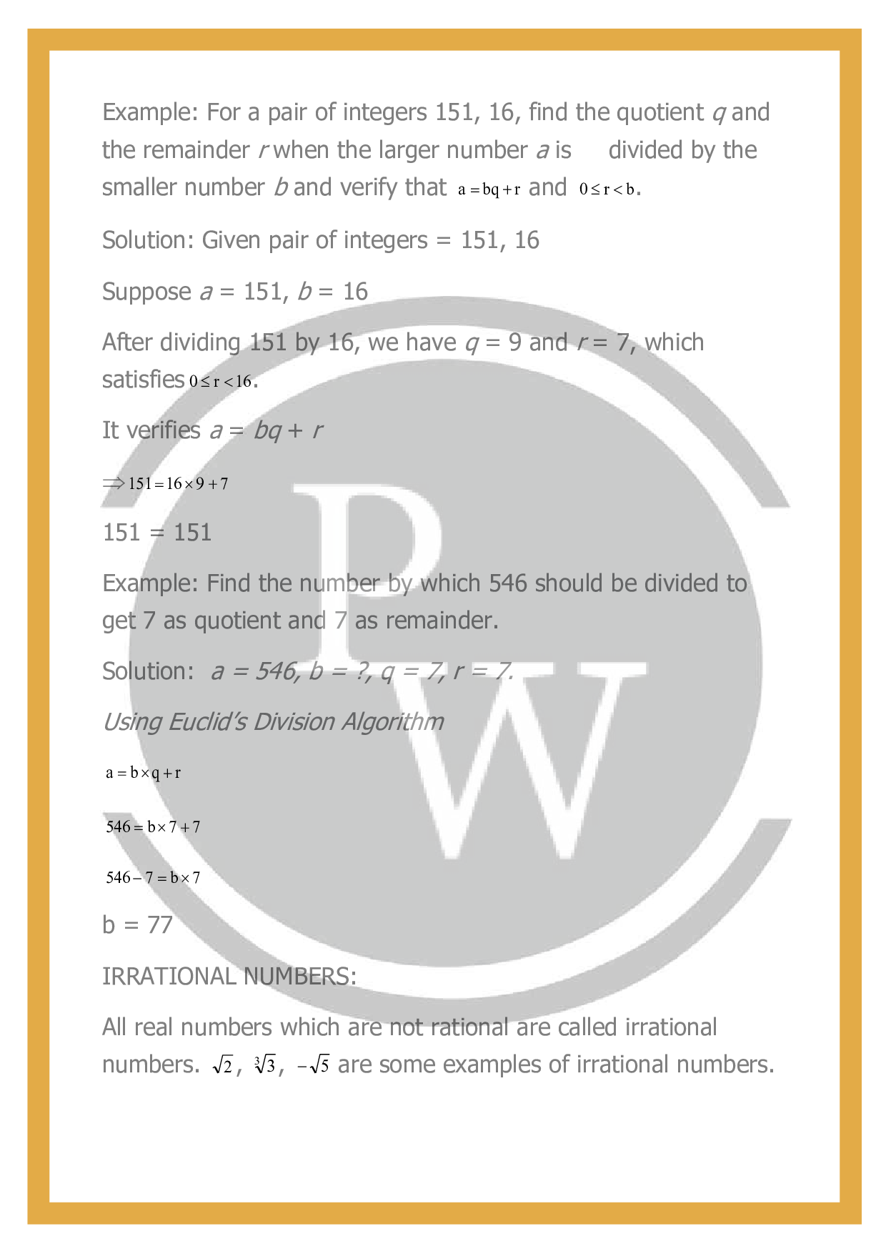 Number System |Definition solved questions and examples of Number System
