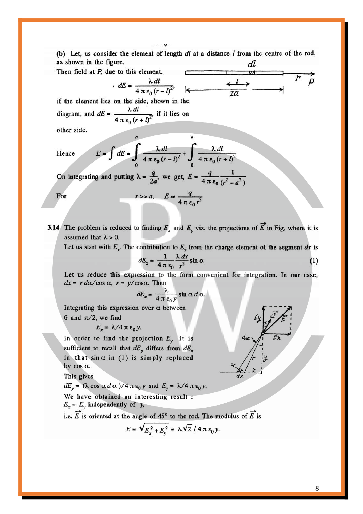 I.E. Irodov Solutions On Constant Electric Field In Vacuum PW