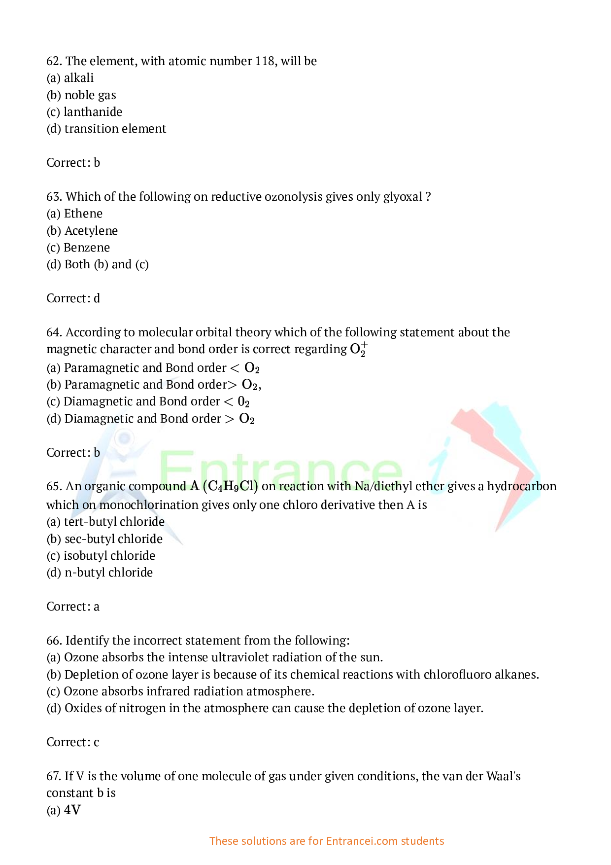 Previous Year BITSAT Question Paper2017 With Answer Key PW