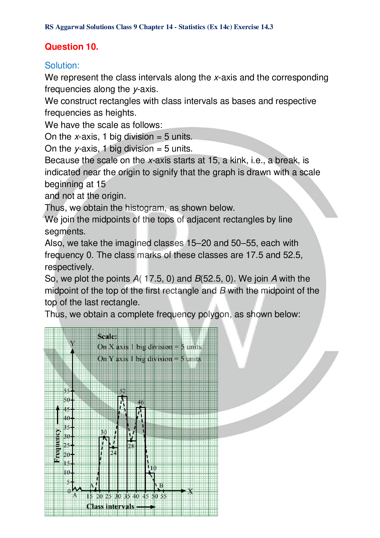 Rs aggarwal solutions for statistics class 9 ex 14c pw
