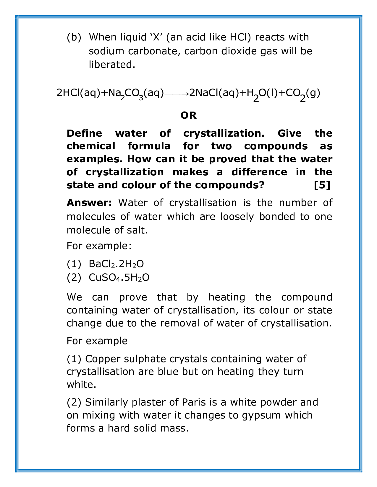 CBSE Previous Year Question Papers Class 10 Science Yr. 2020 Download