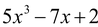 Polynomials types