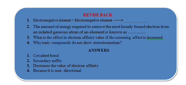 IONIC OR ELECTROVALENT BOND