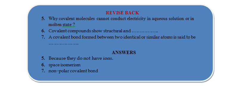 COVALENT BOND