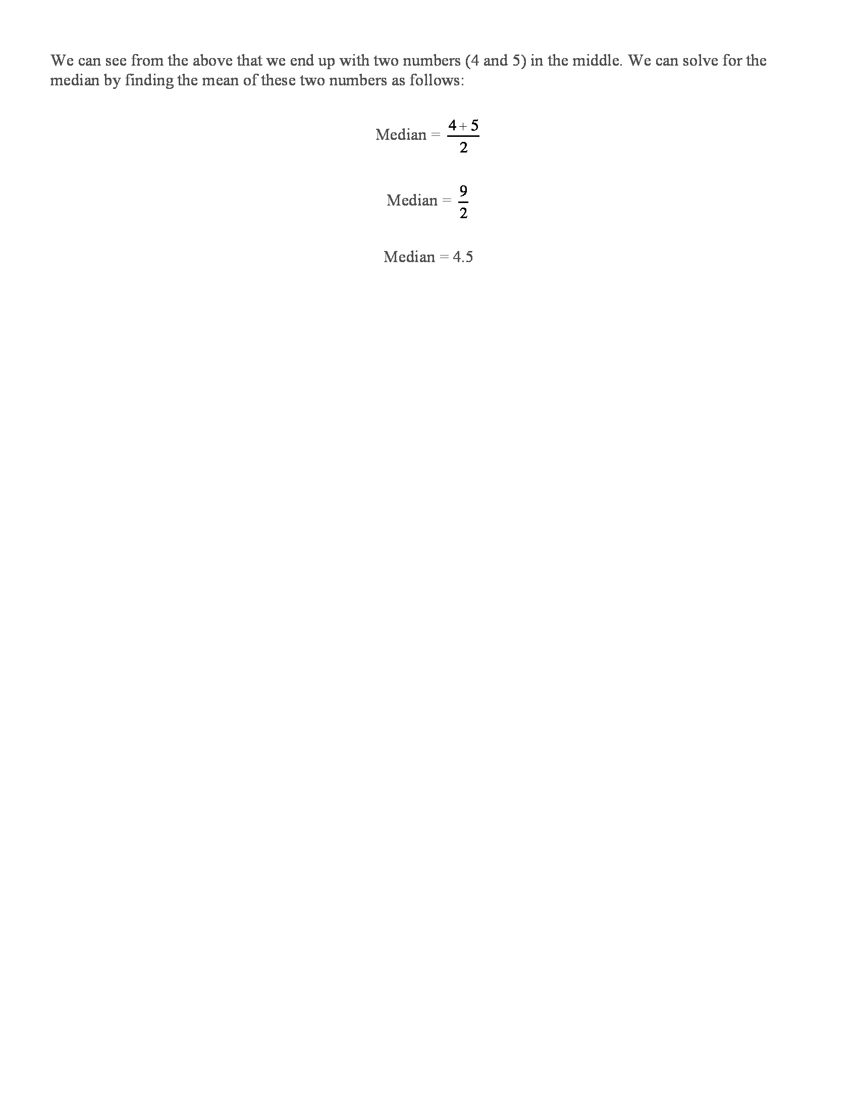 median example