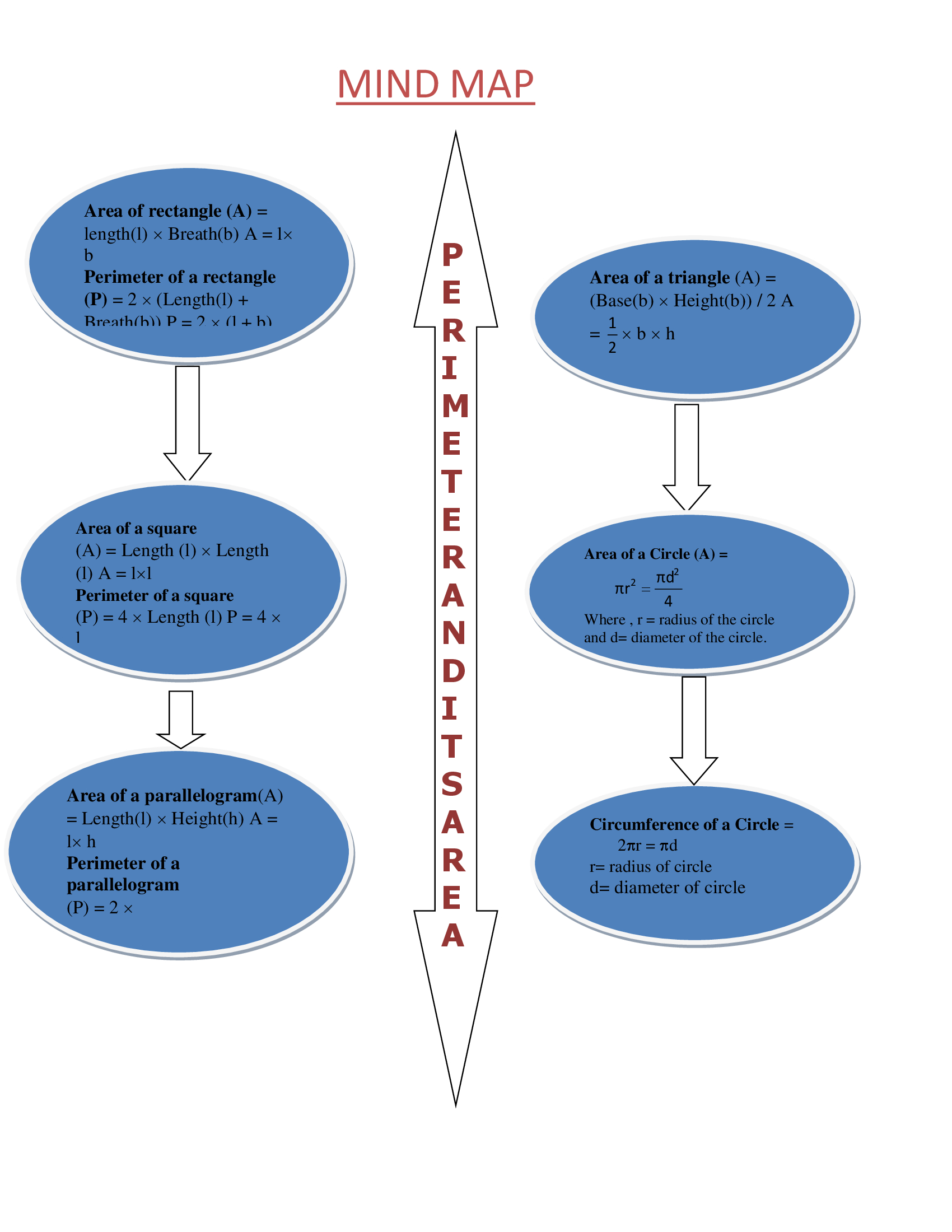 perimeter area brain map