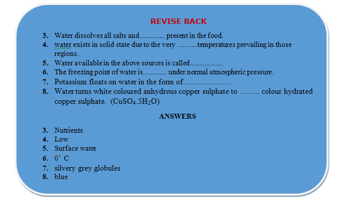 world water revision