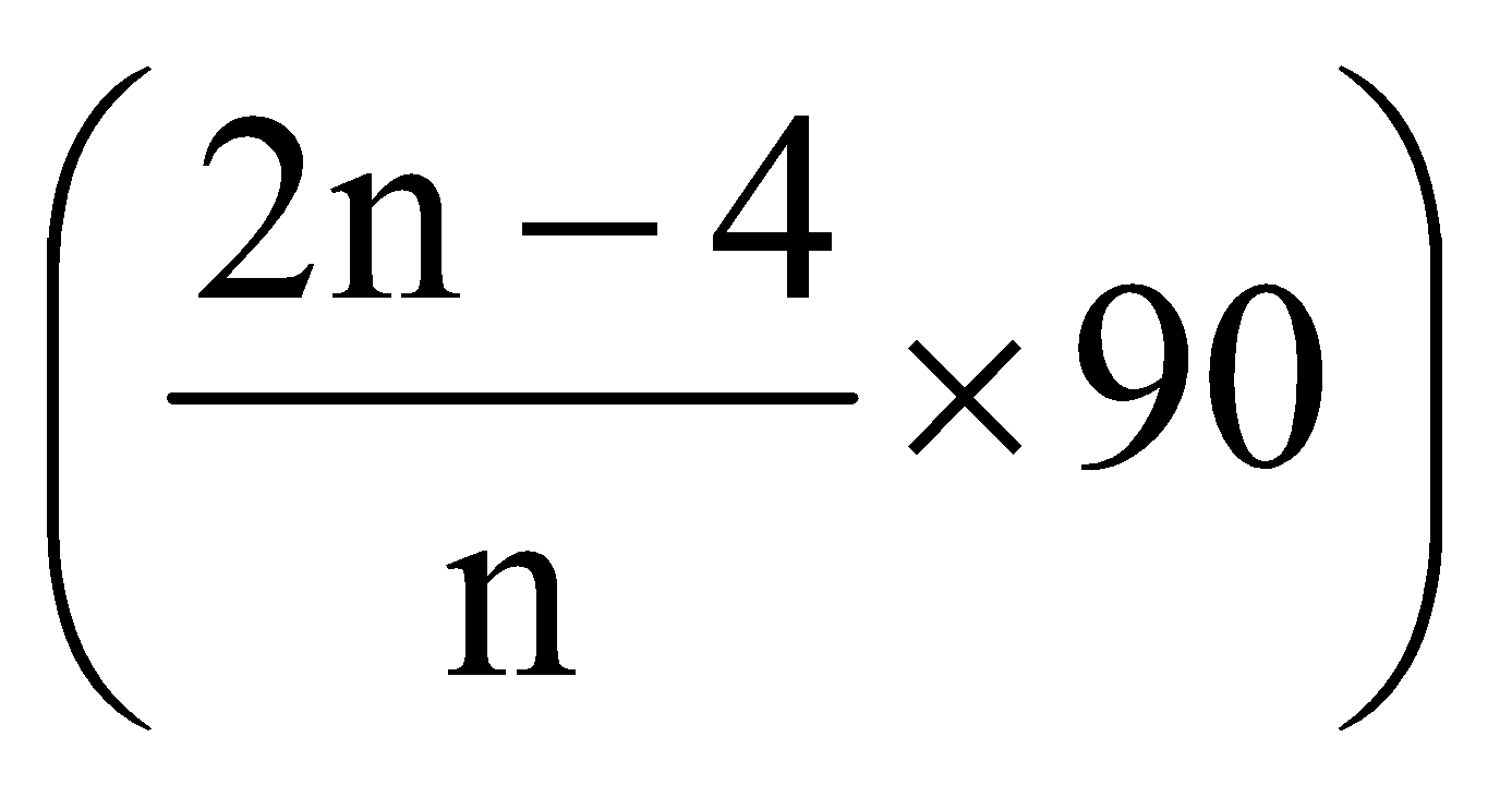 ((2n-4)/n)90